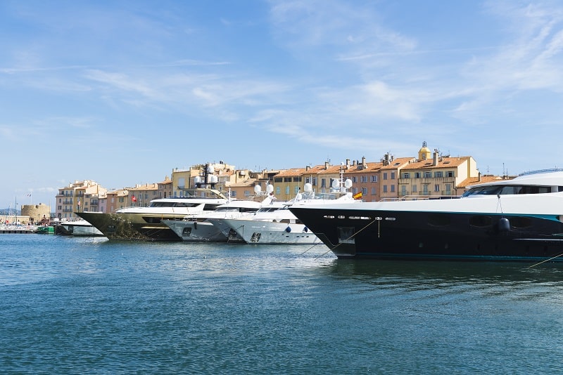 St. Tropez harbour, France