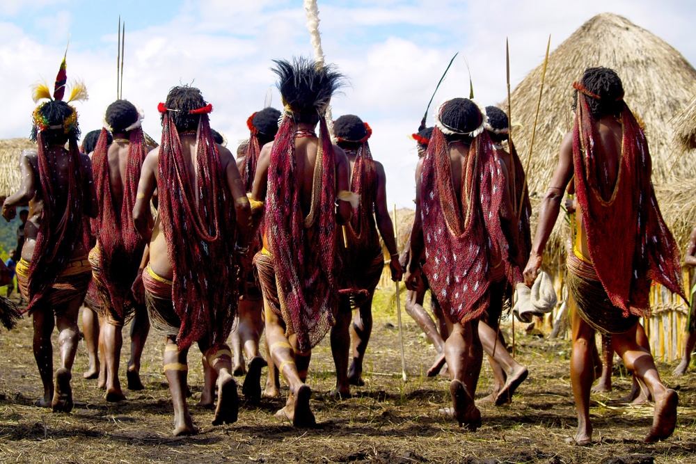 Dani,People,During,Tribe,Festival,In,Wamena-baliem,Valley-papuasia-indonesia