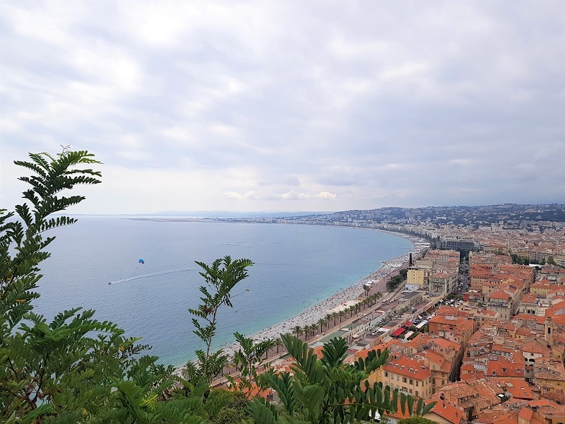 French-Riviera-yacht-charter-Nice-View-of-the-city-and-promenade-des-anglais