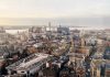 Aerial view of the Liverpool